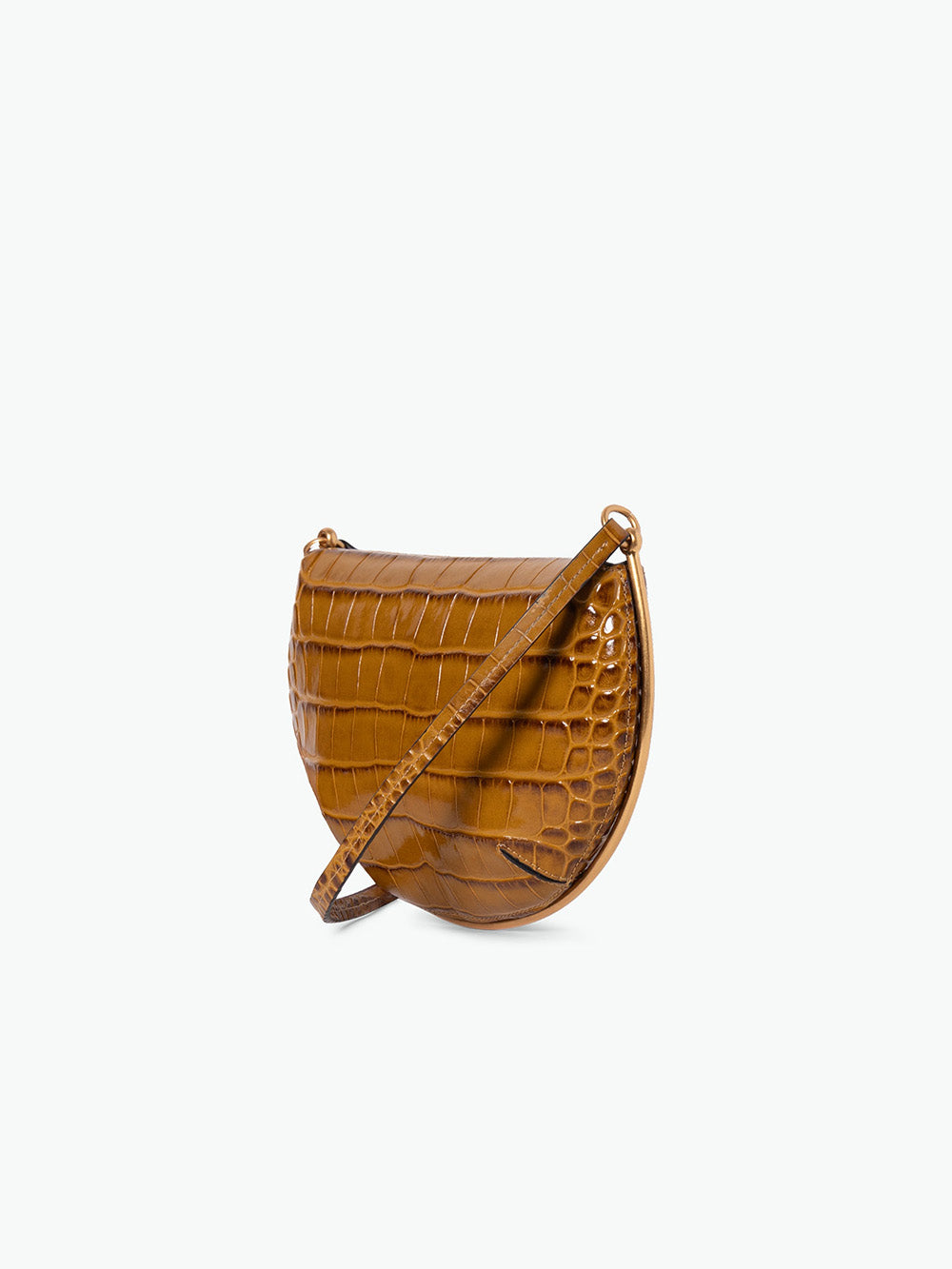 KATE MINI SADDLE CROCO BAG