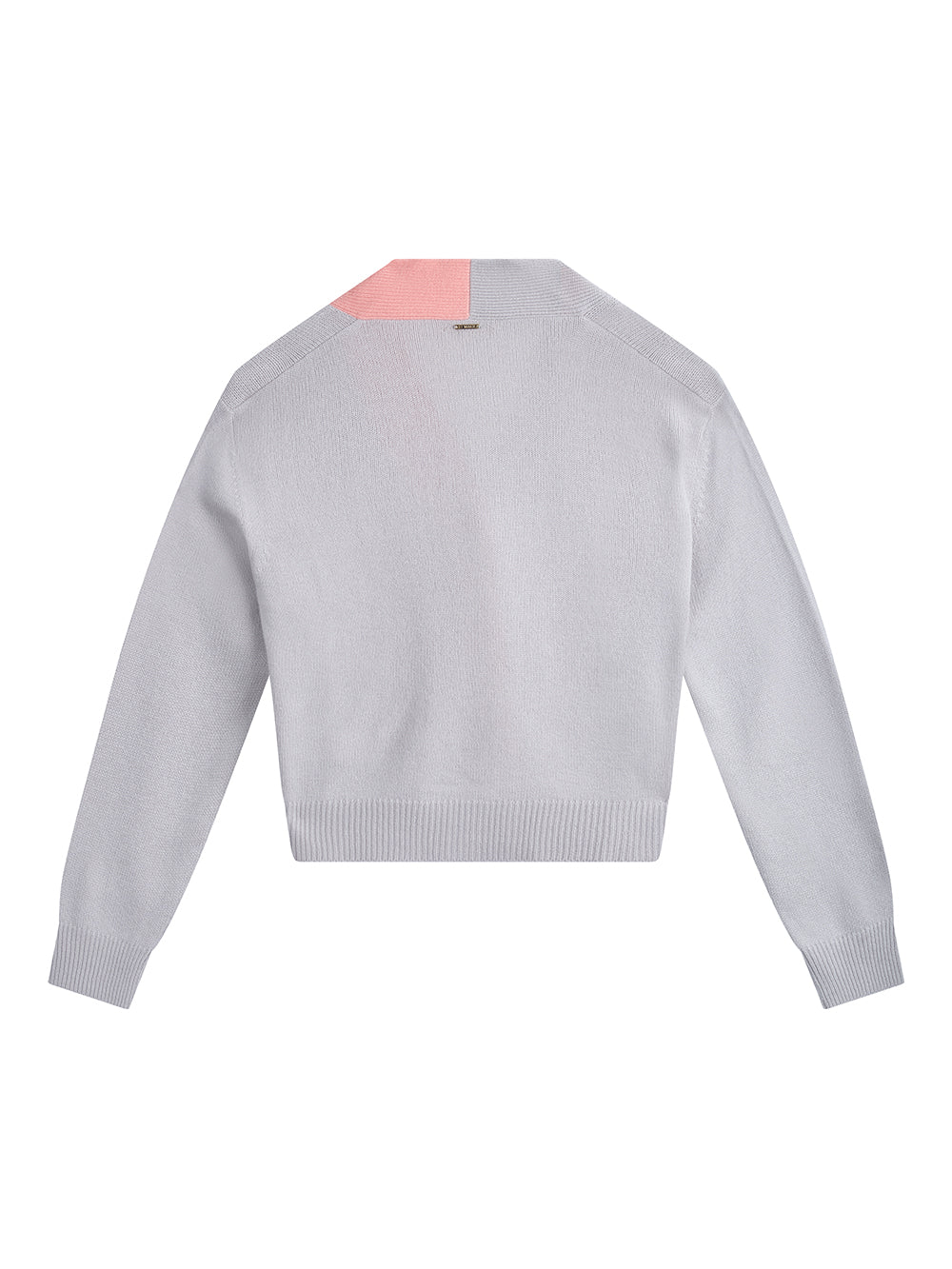 CARDIGAN LOU CONTRAST GALET & PÊCHE