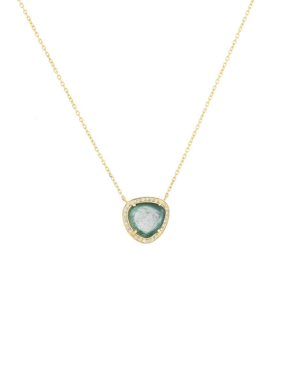 TOURMALINE STELLA DIAMONDS NECKLACE