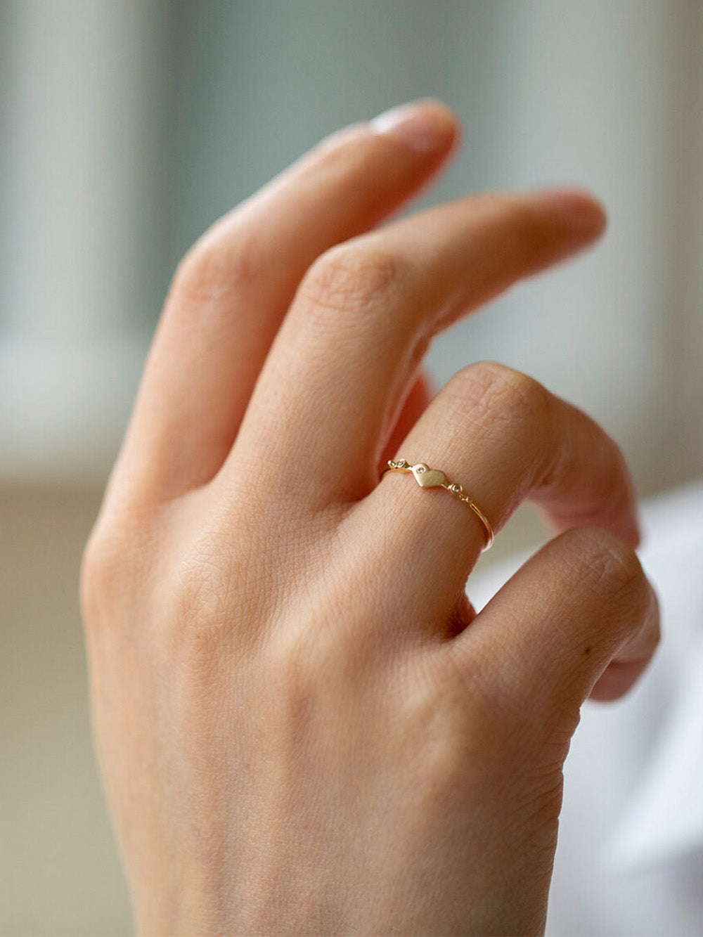 BABETTE HEART RING