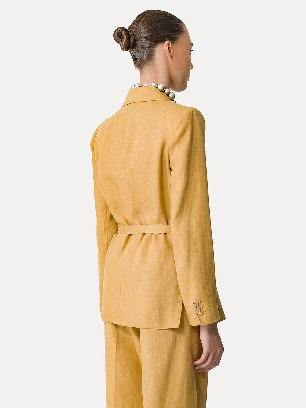 GRANO FITTED LINEN JACKET