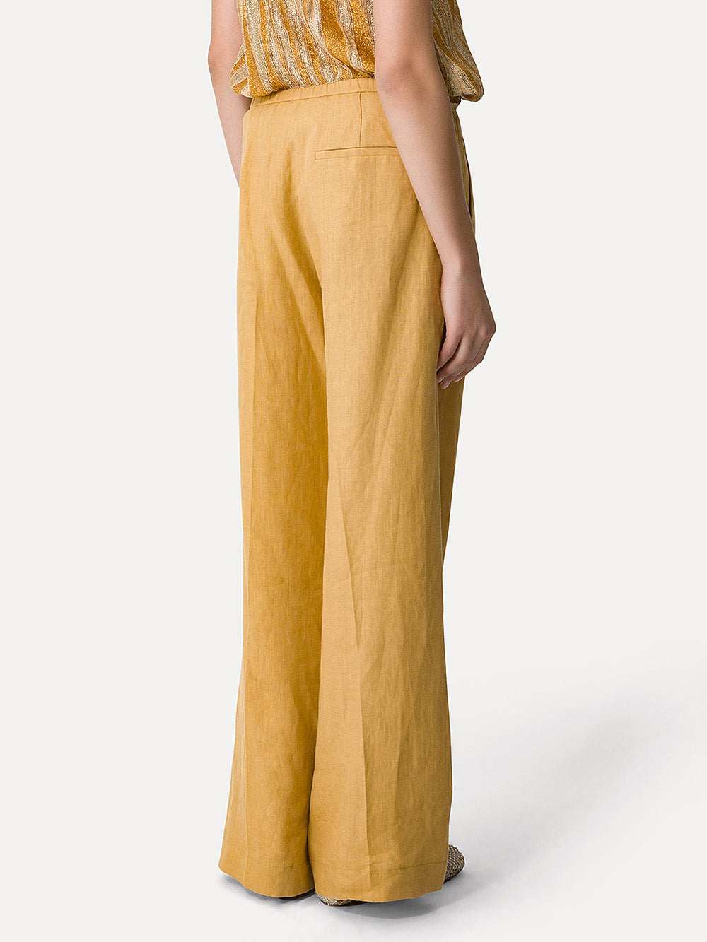 GRANO LINEN PLEATED PANTS