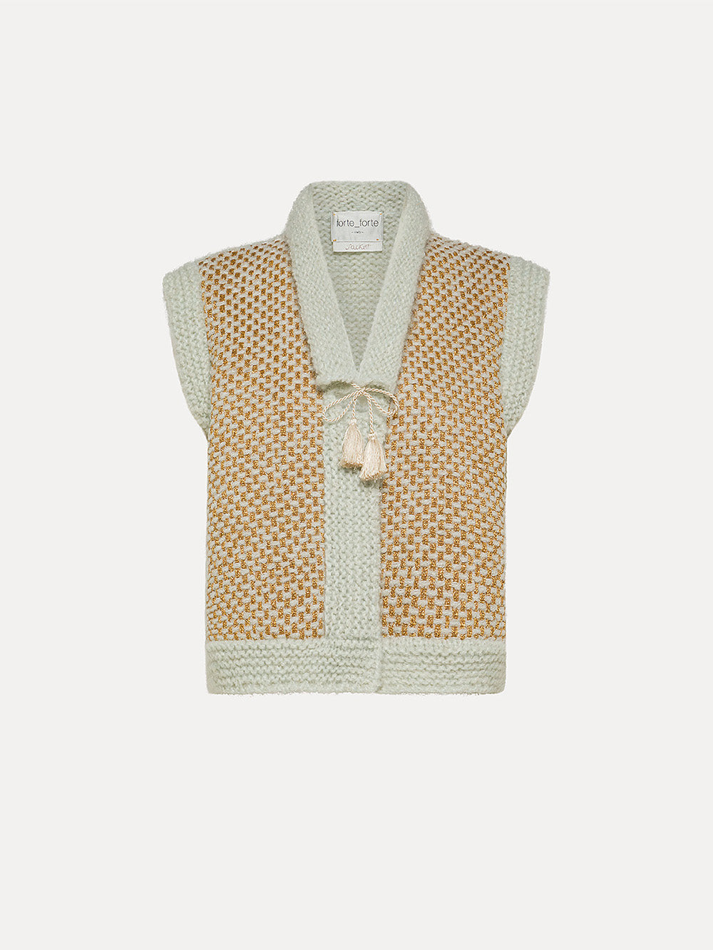 KNIT & TWEED VEST