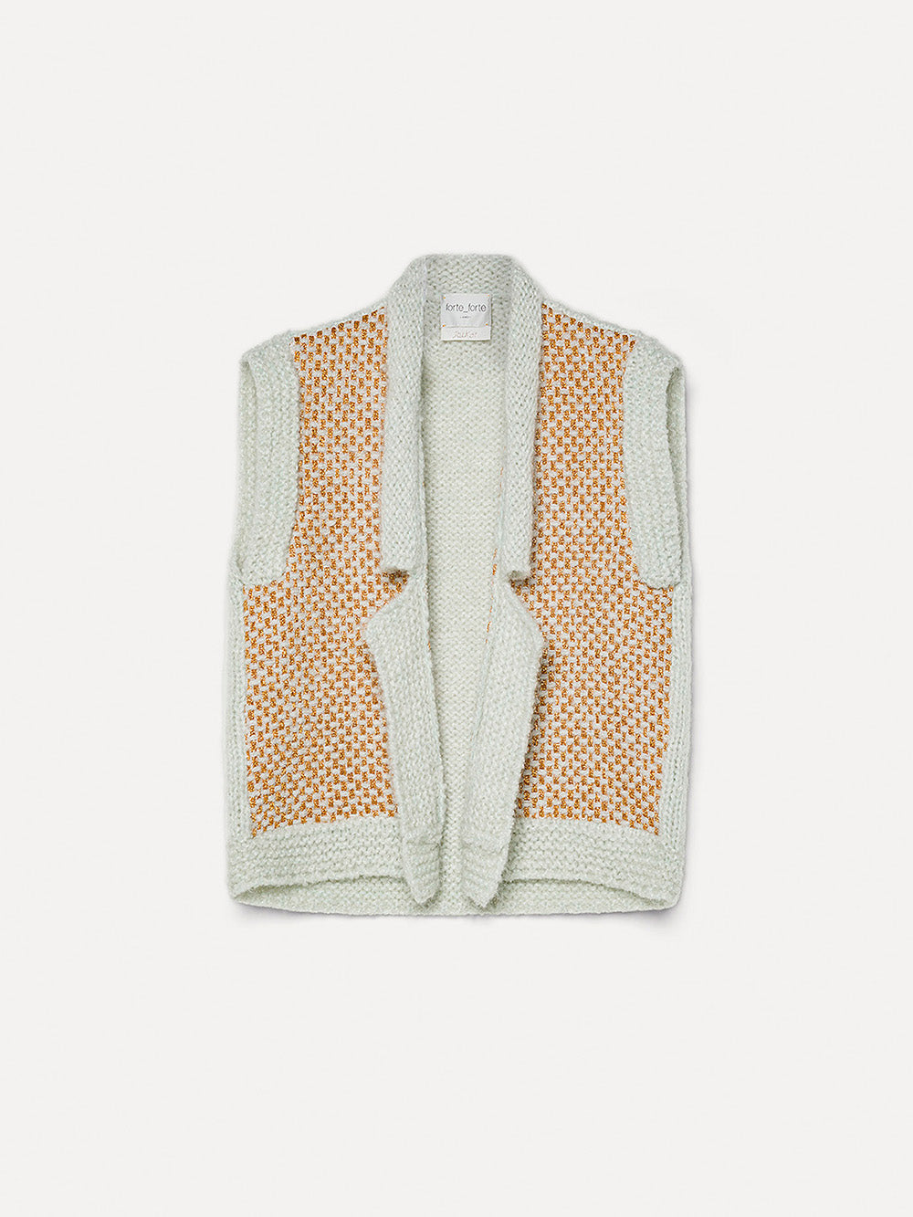 KNIT & TWEED VEST