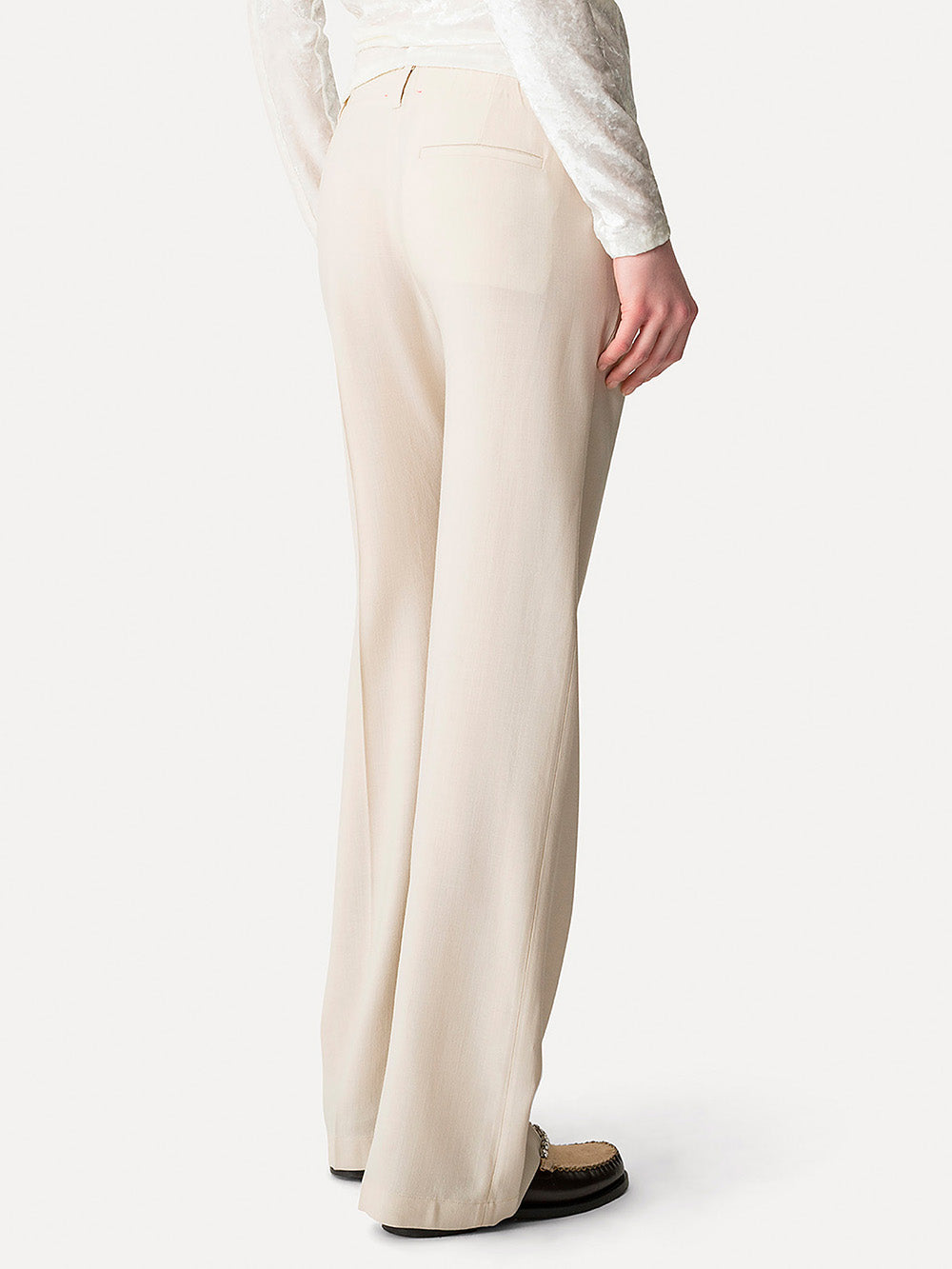 WOOL TWILL PANTS