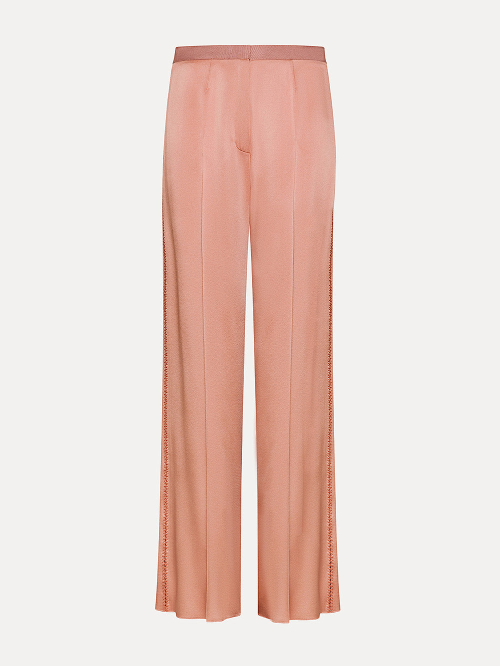 PANTALON SATIN POUDRE