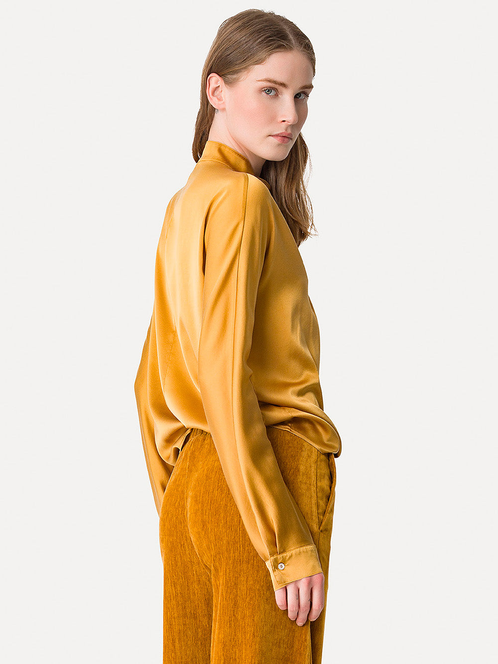 CHEMISE KIMONO SATIN AMBRA