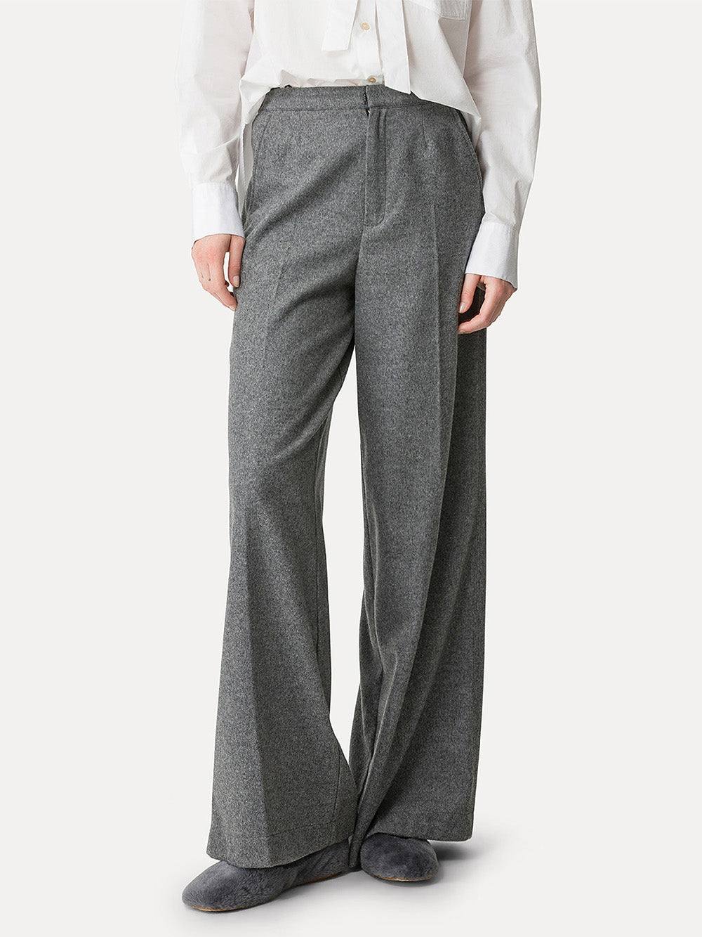 PANTALON PALAZZO LAINE GIGRIO MELANGE
