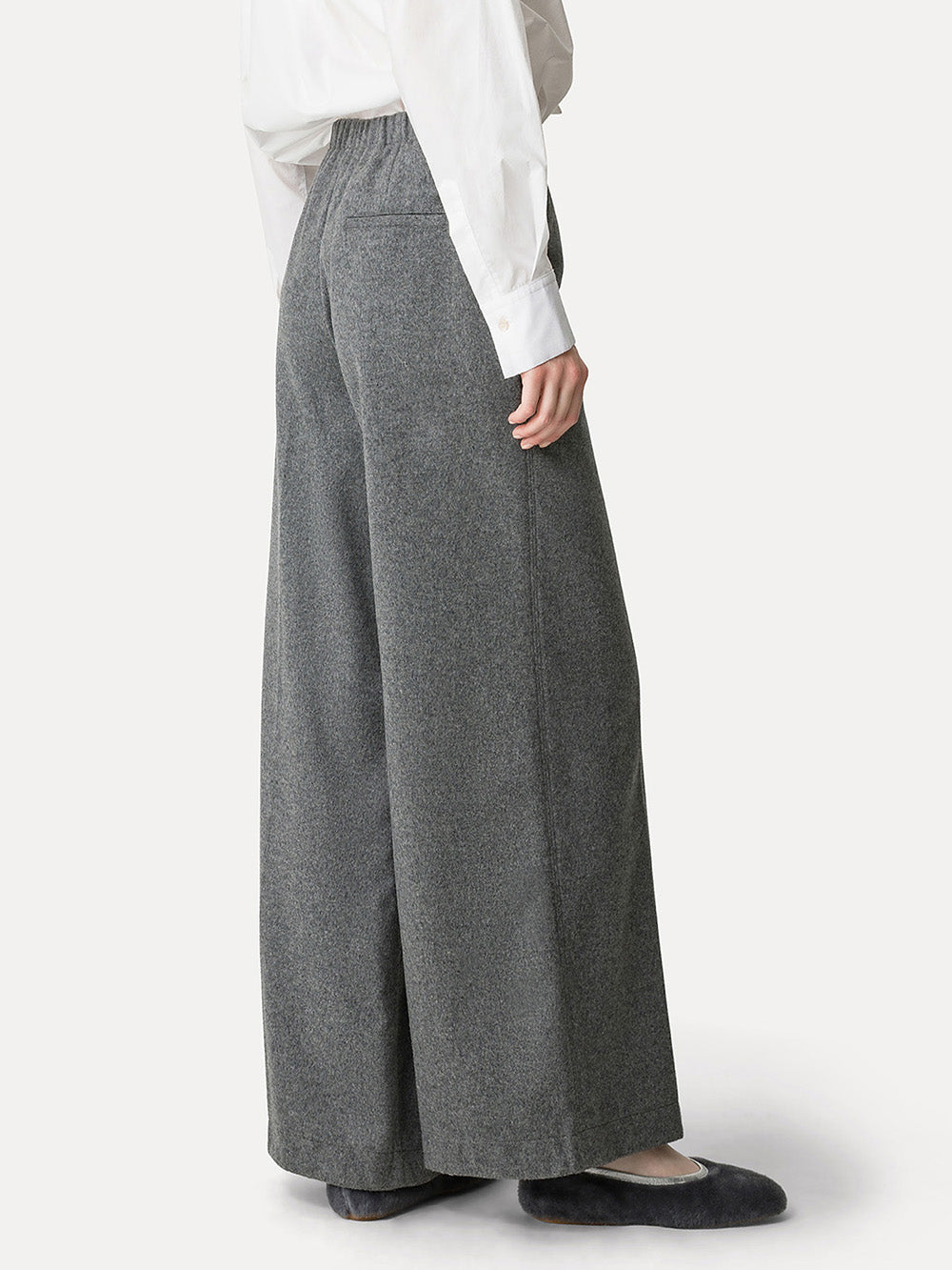 PANTALON PALAZZO LAINE GIGRIO MELANGE