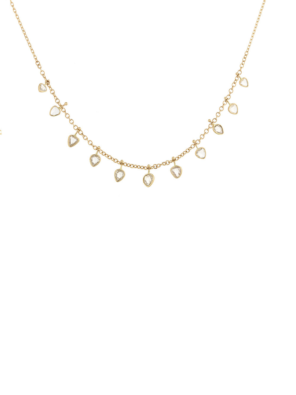 COLLIER SMALL ROSECUT DIAMANTS