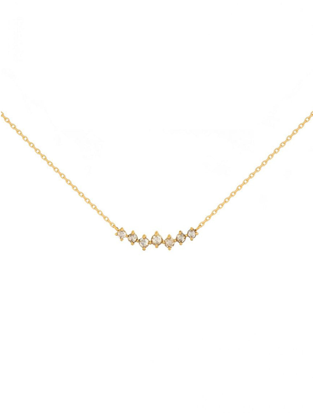 COLLIER TWISTED 7 DIAMANTS