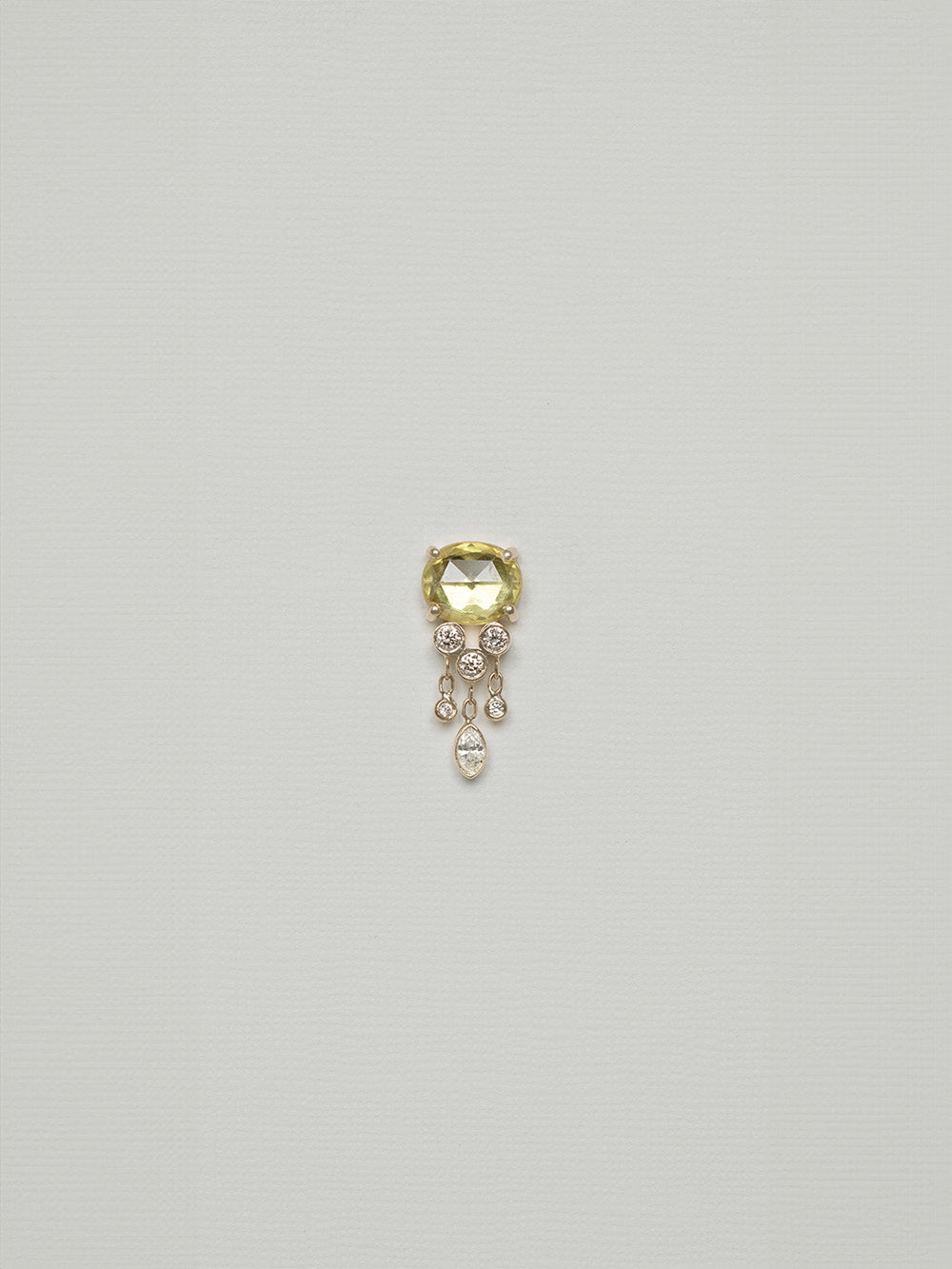 JELLYFISH YELLOW SAPPHIRE EARRING