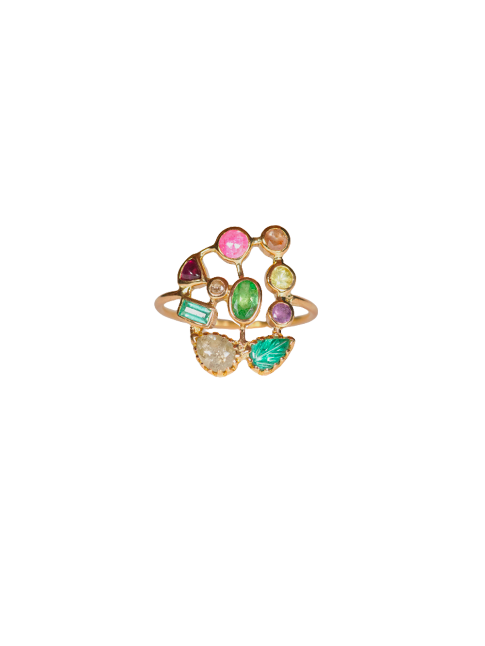 EMERAUDE JARDEN RING 18K