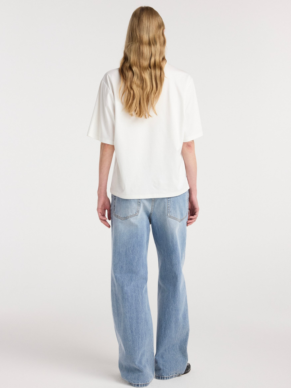 OVERSIZED COTTON SILK T-SHIRT