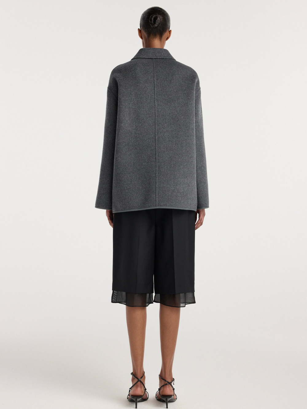 DOUBLE-FACED WOOL PANKOU JACKET