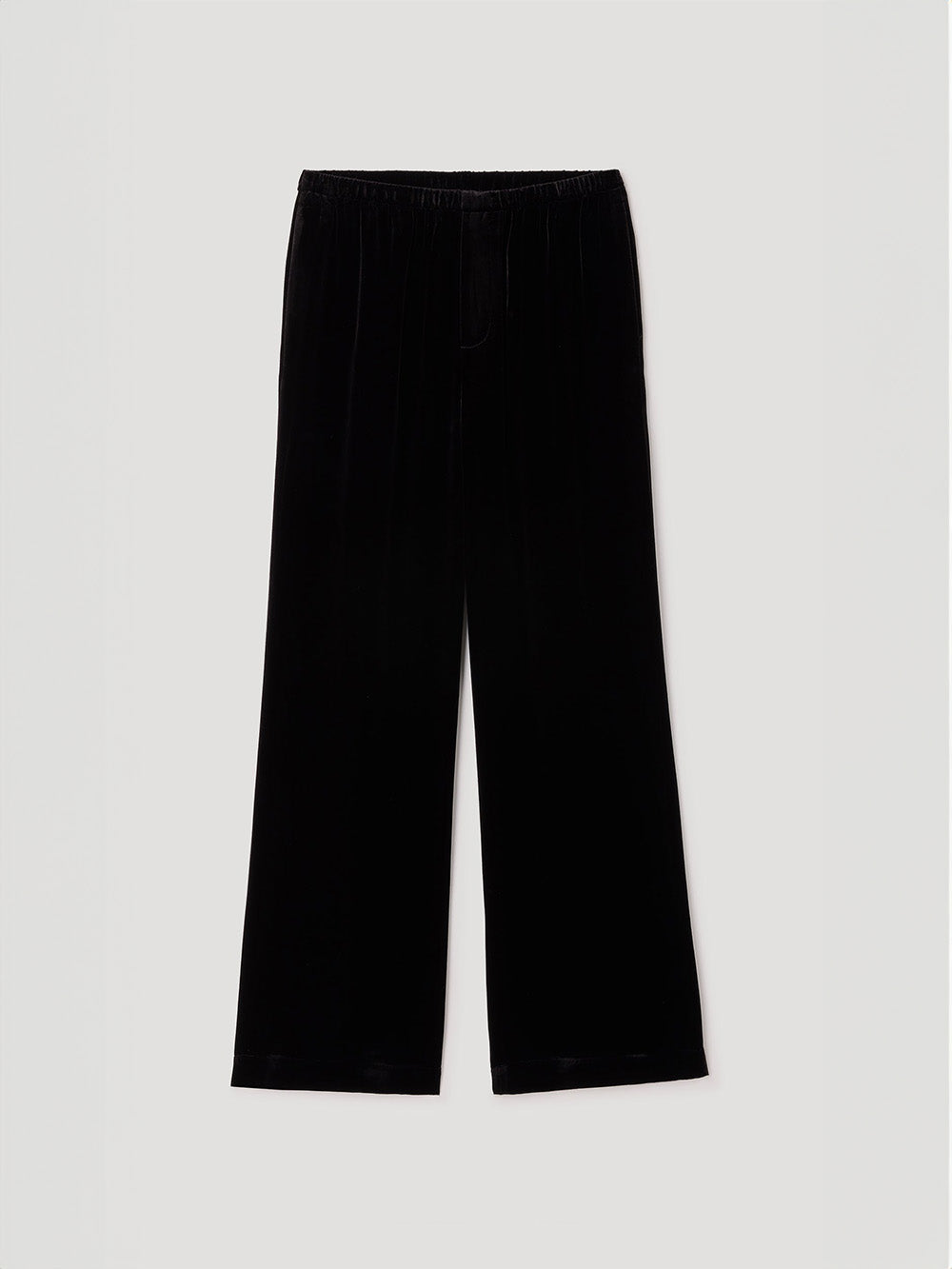 PANTALON RELAXED VELOURS NOIR