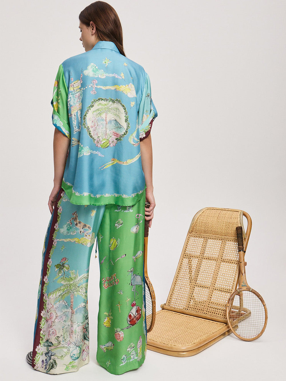 PANTALON DARIA EN SOIE