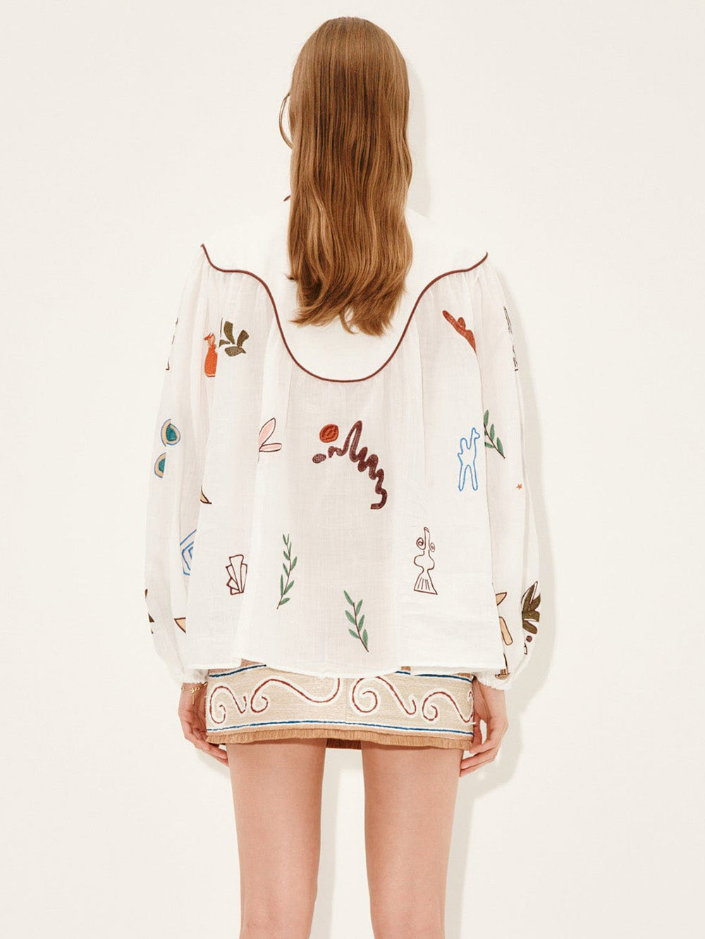 MINA EMBROIDERED BLOUSE