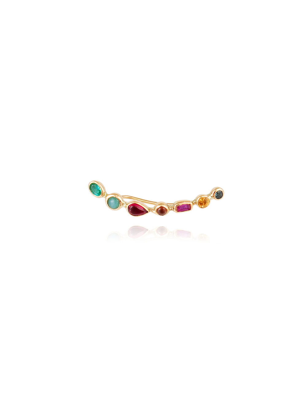 NAGEOIRE EARRING LEET EMERAUDE