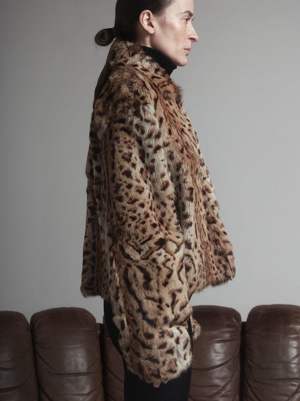 VESTE FOURRURE JULEE OZELOT