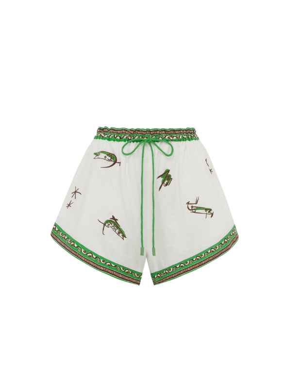 WANDA EMBROIDERED SHORTS