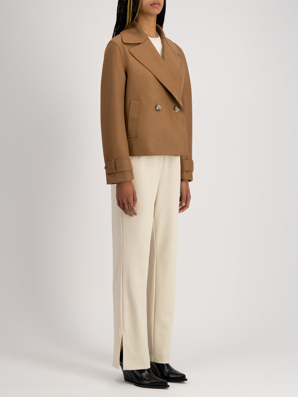 PEACOAT CROPPED JACKET