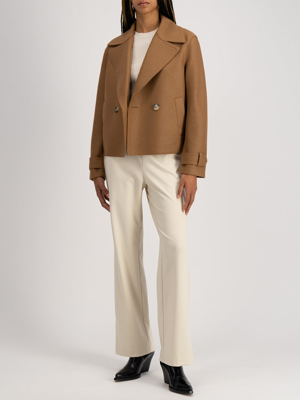 PEACOAT CROPPED JACKET