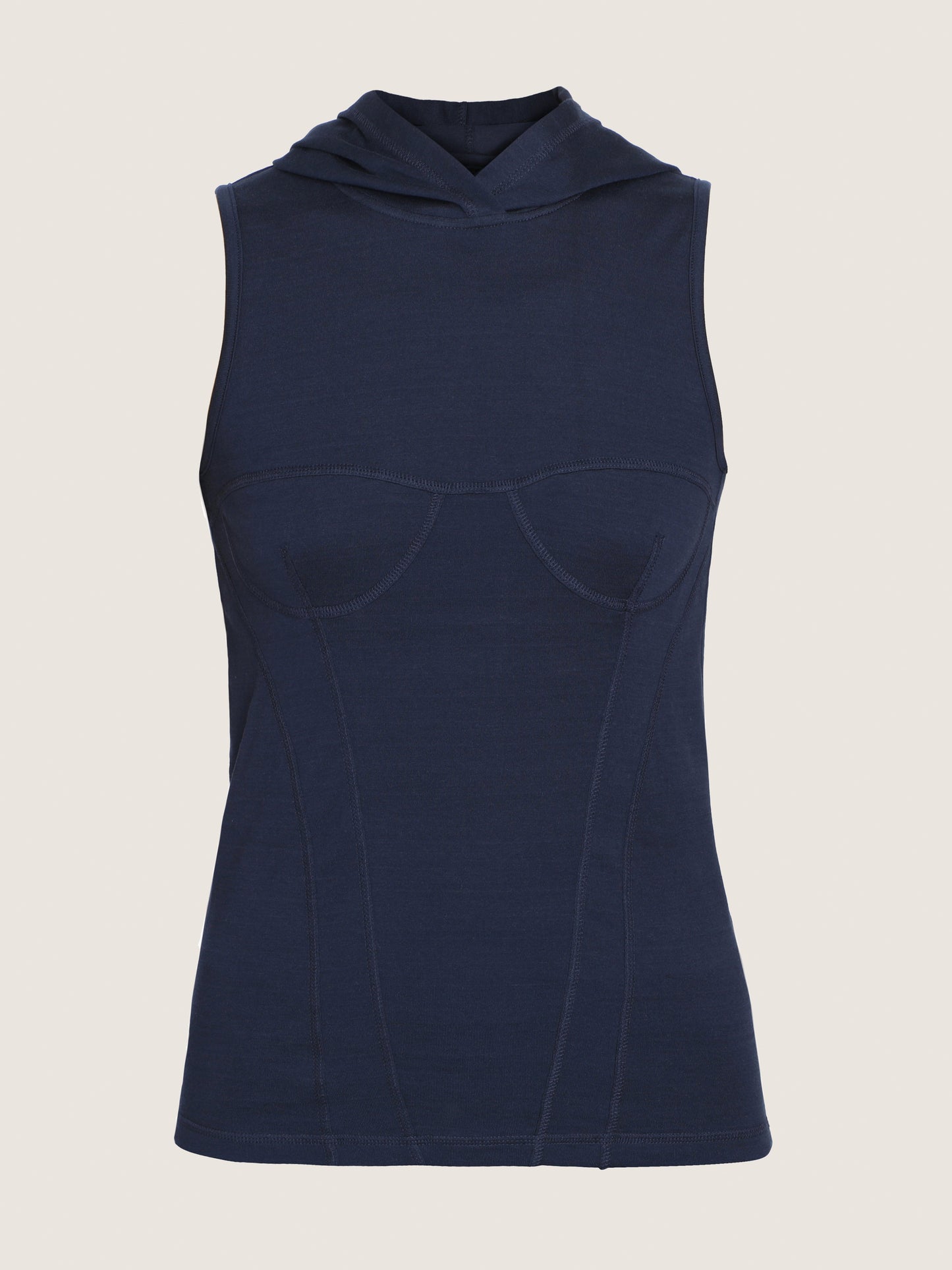 DÉBARDEUR CORSET CAPUCHE