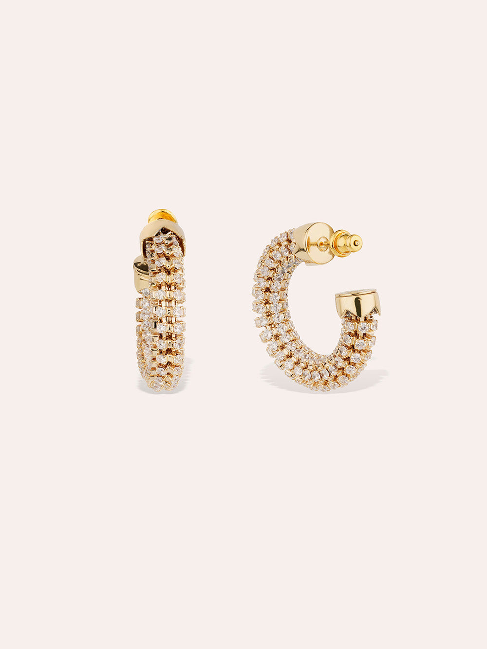BOUCLES D'OREILLES BELLINA STRASS