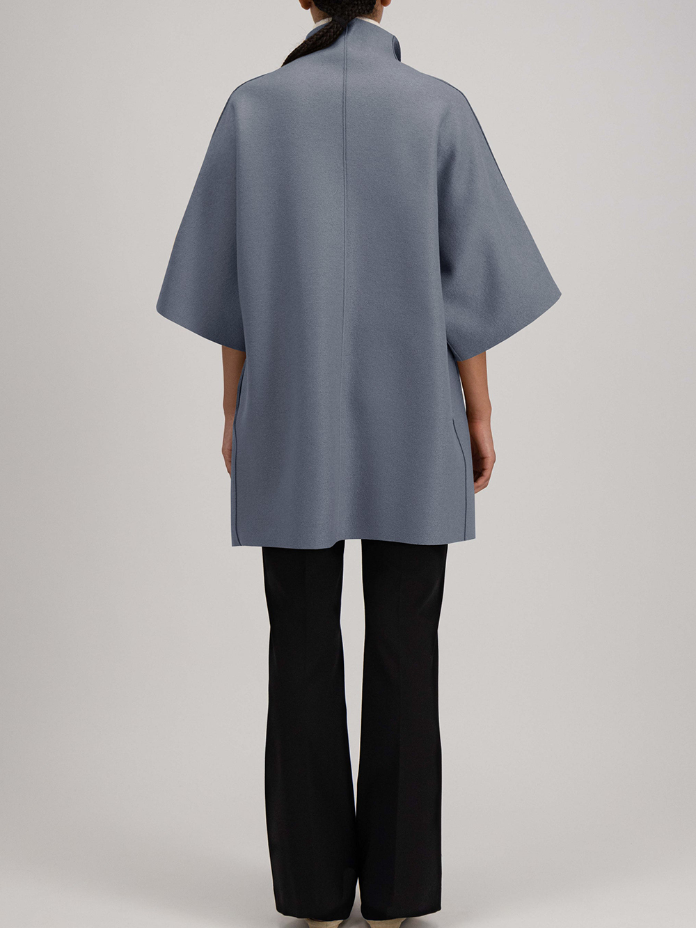 MANTEAU KIMONO MINERAL GREY