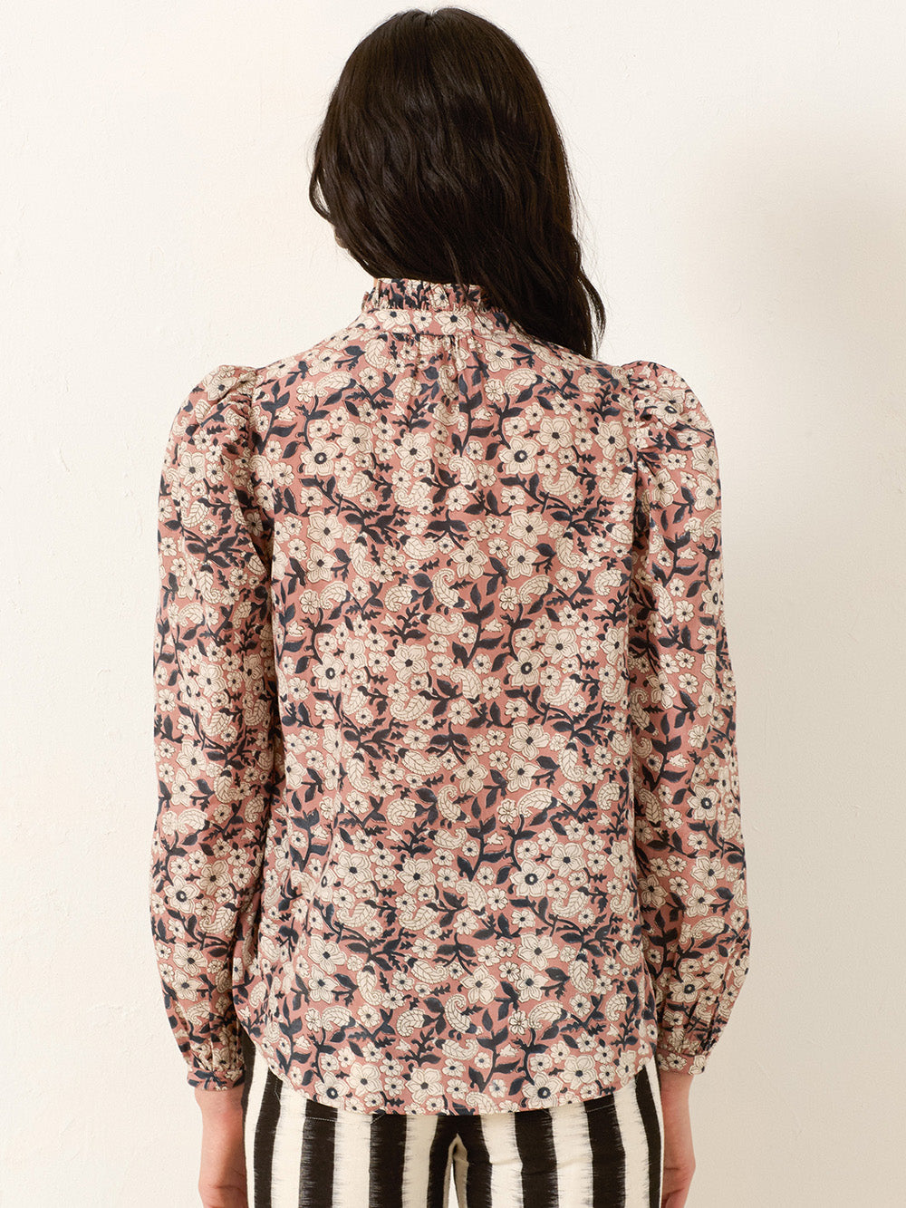 ANNABEL SEPIA FLORAL SHIRT