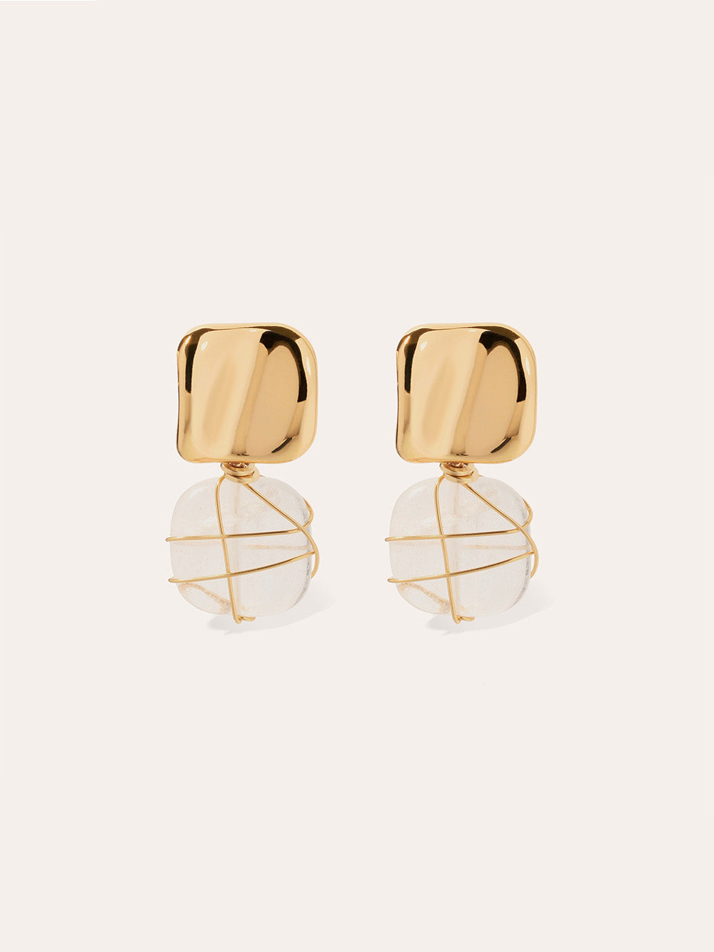 RAINBOW SQUARE EARRINGS
