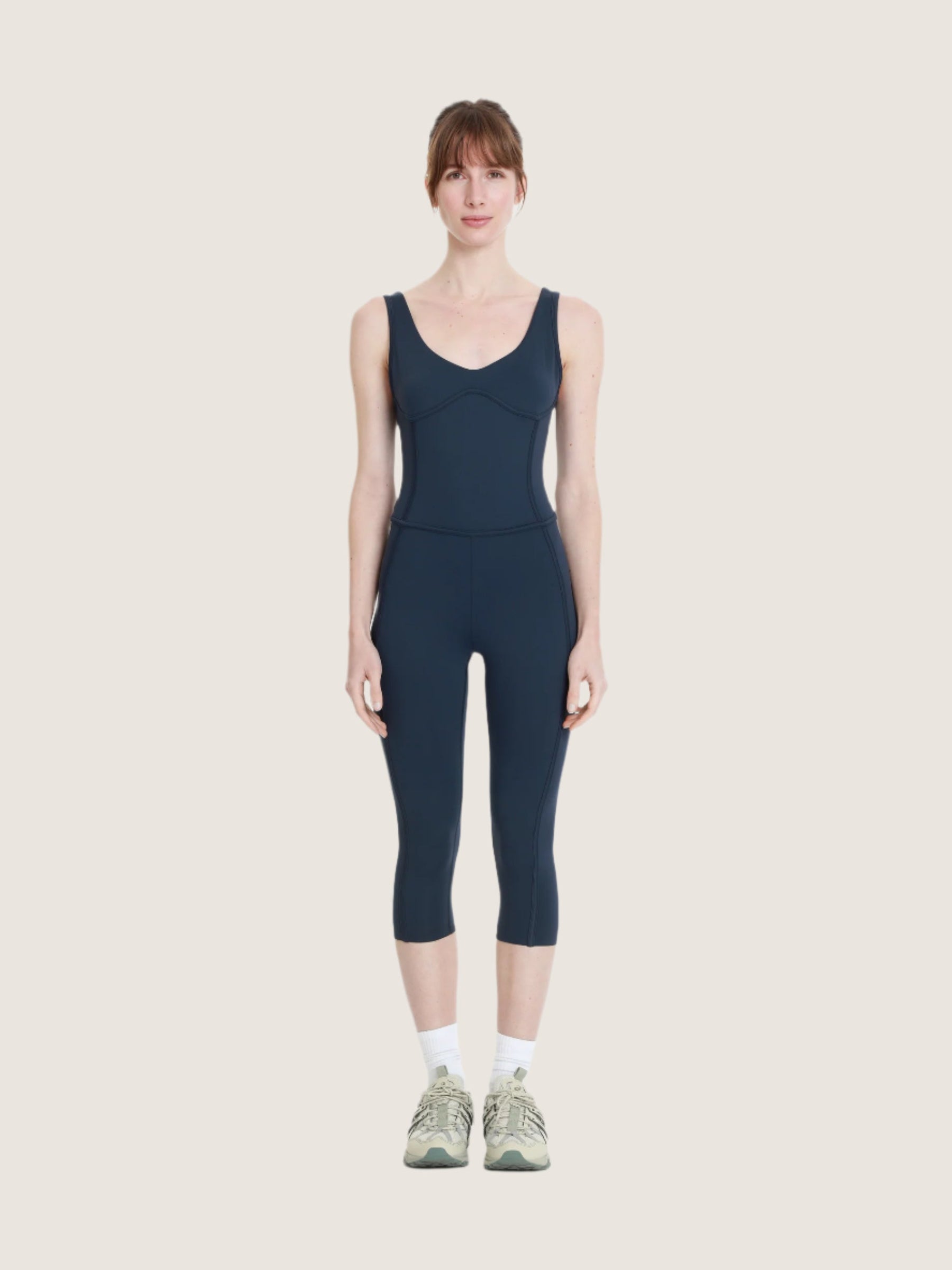 MID-LENGTH CORSET JUMPSUIT