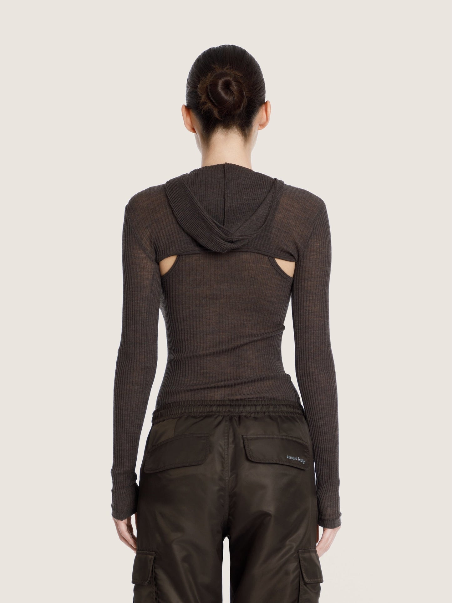 EXTRA SHORT LONG SLEEVE TOP