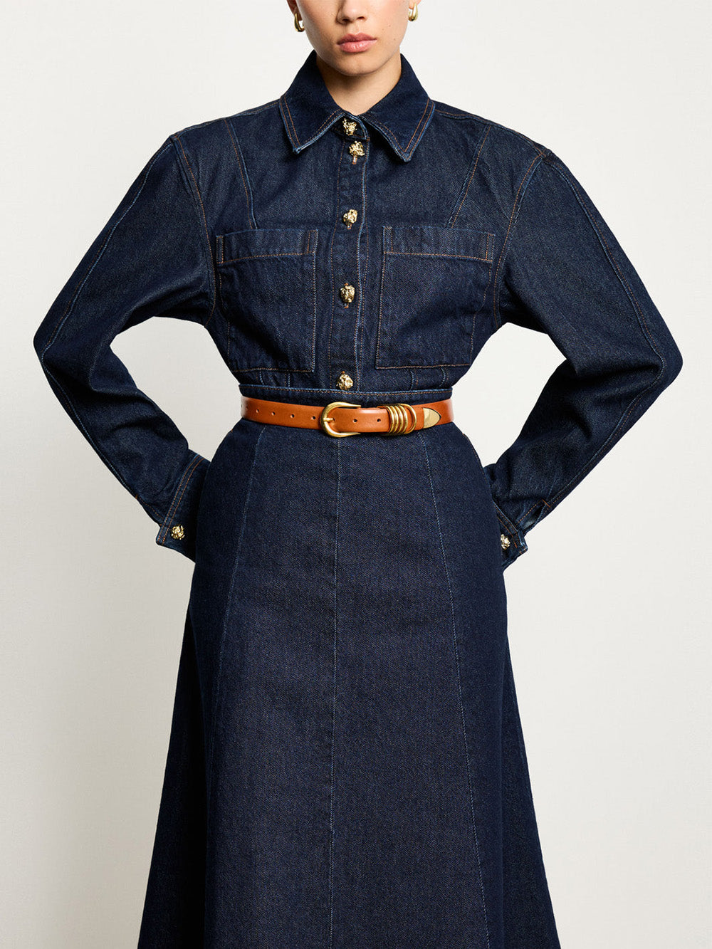 HOLLYHOCK GOLD EARTH BELT