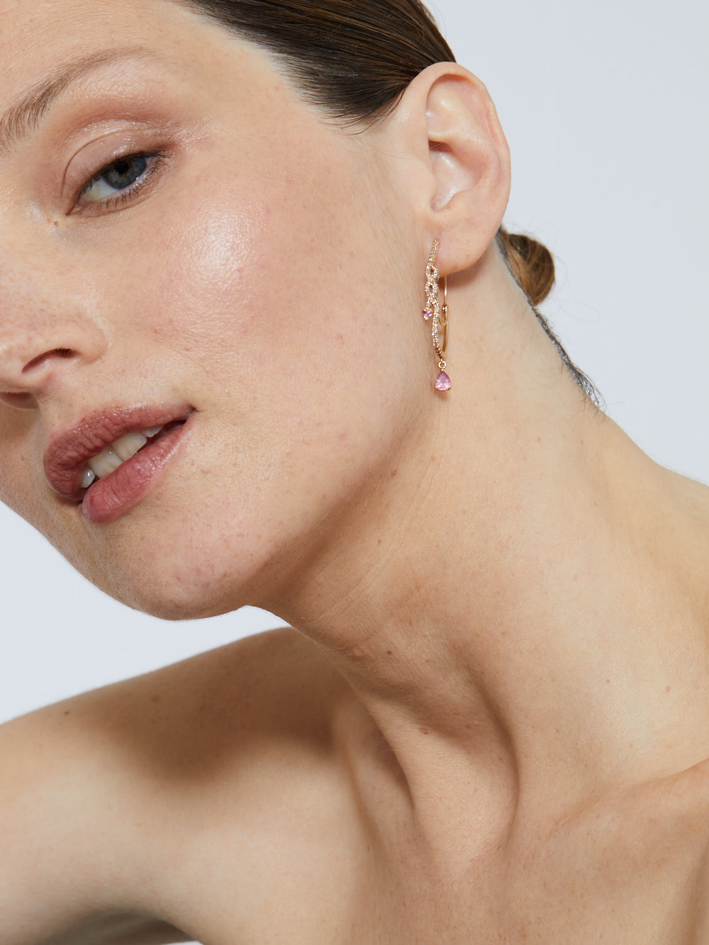 EVE SNAKE TOURMALINE AND DIAMONDS EARRINGS