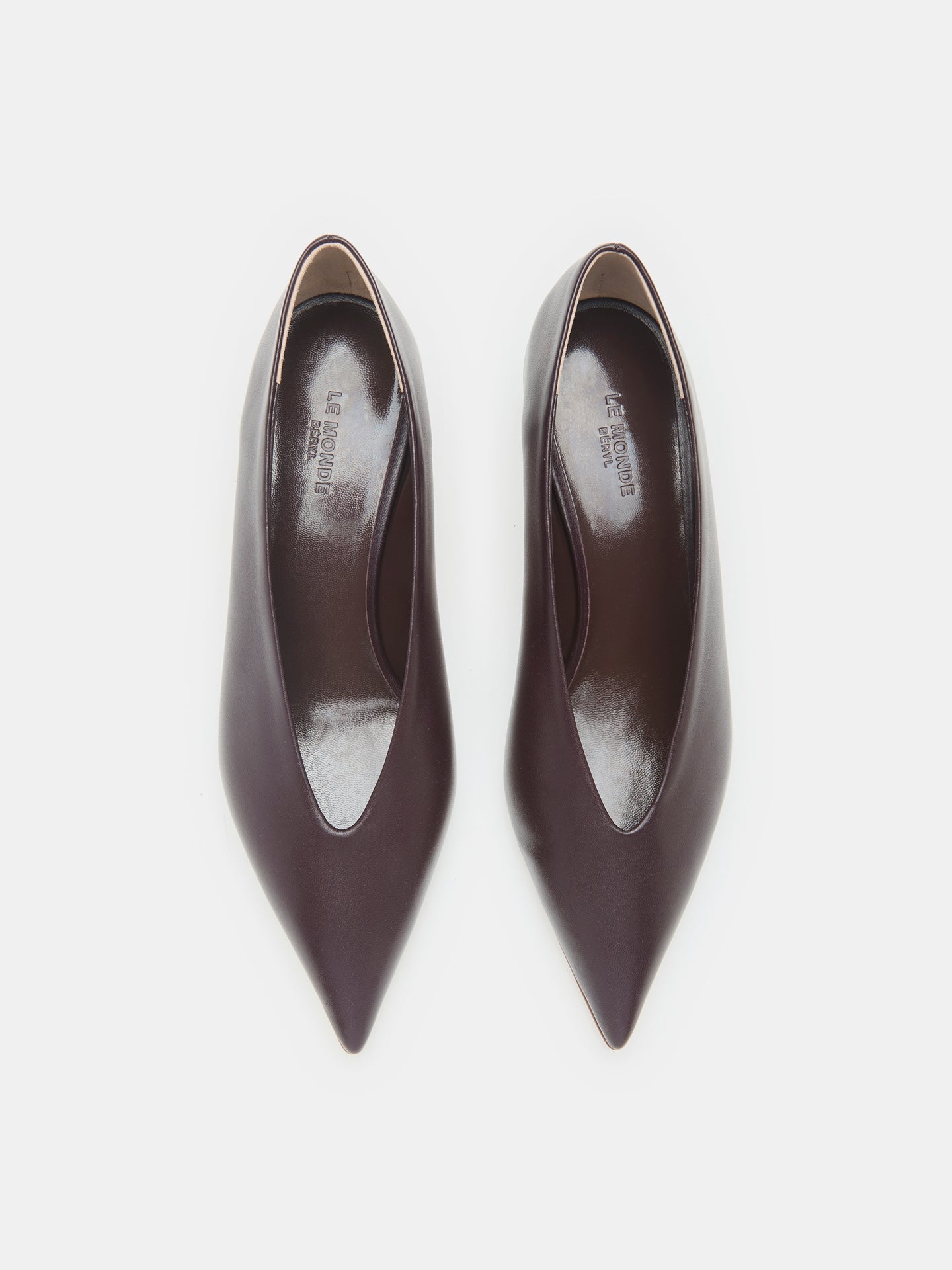 ESCARPINS BABOUCHE PRUNE