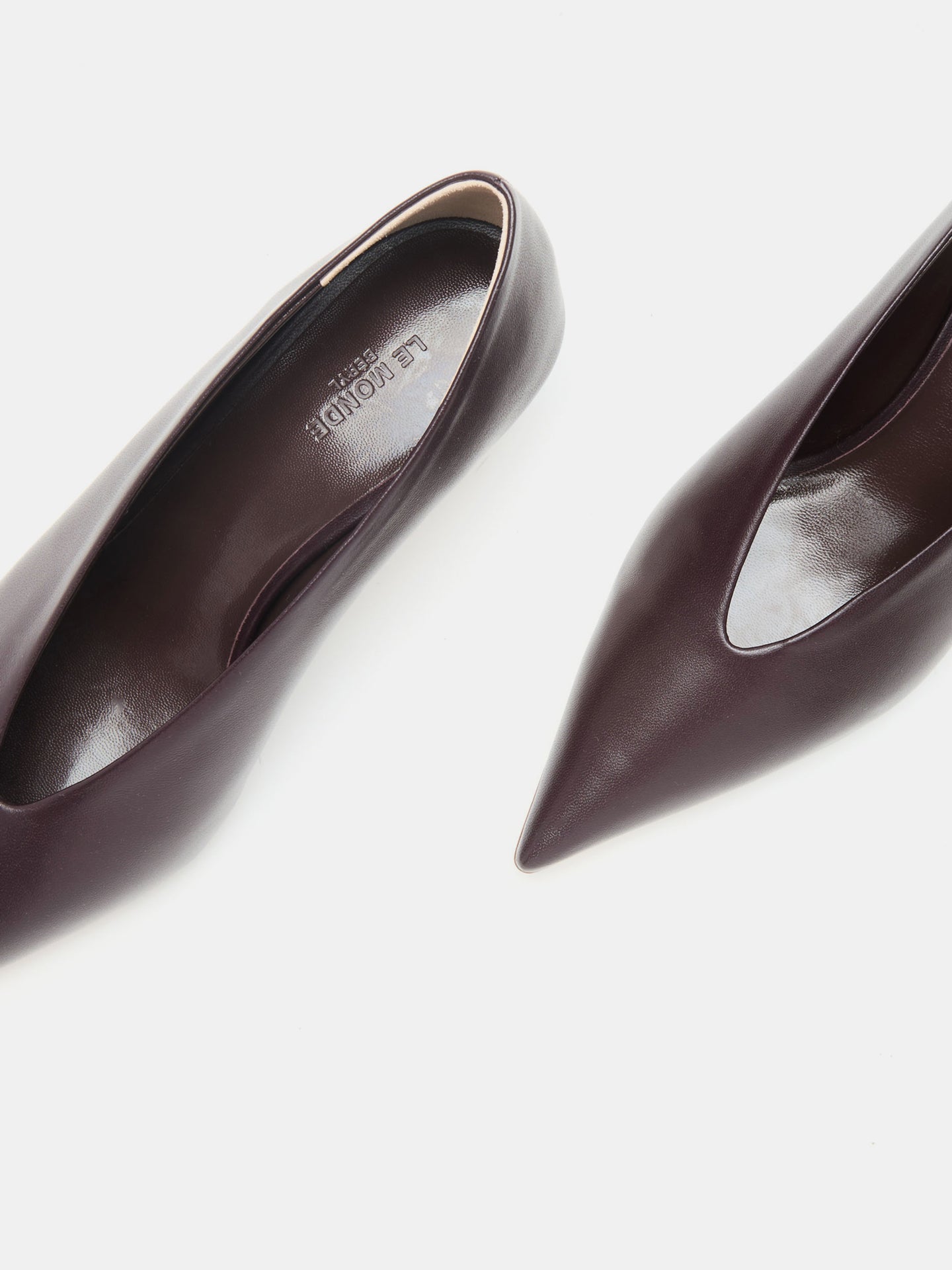 ESCARPINS BABOUCHE PRUNE
