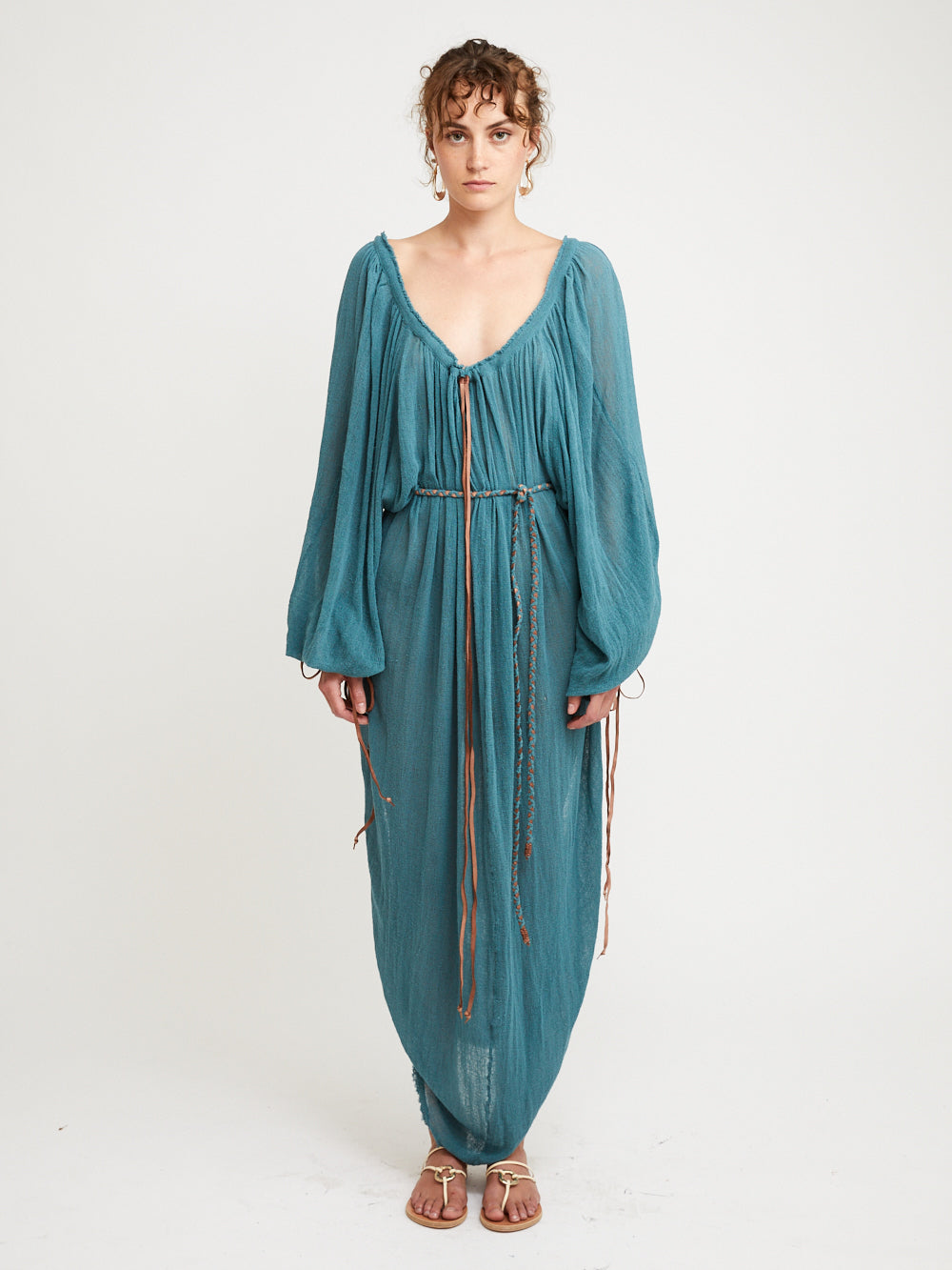 ROBE HUIRO PAGODA BLUE