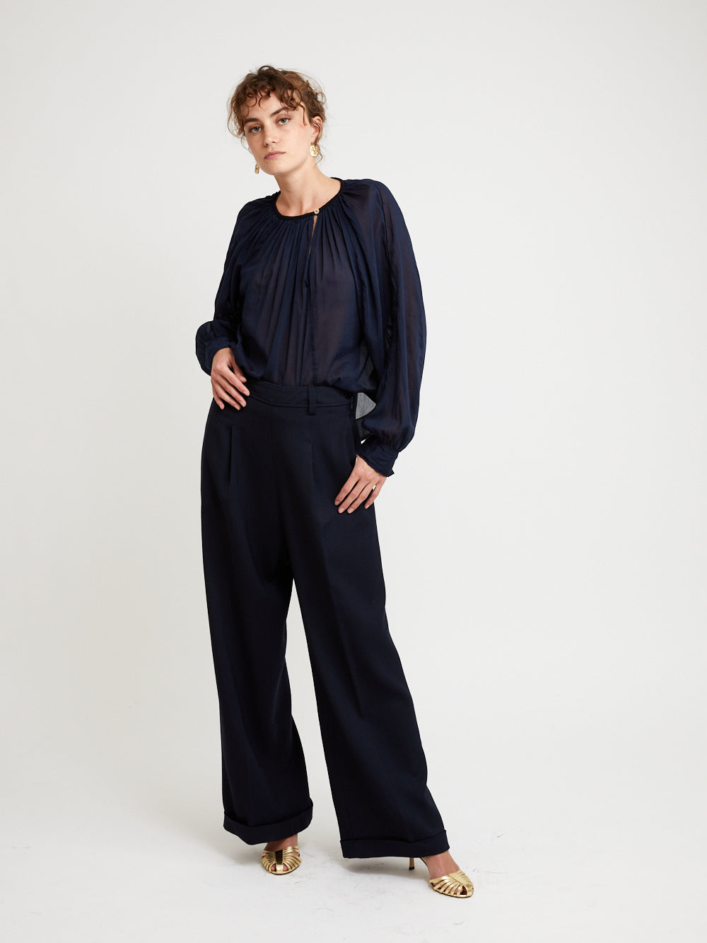 NOTTE WOOL TROUSERS