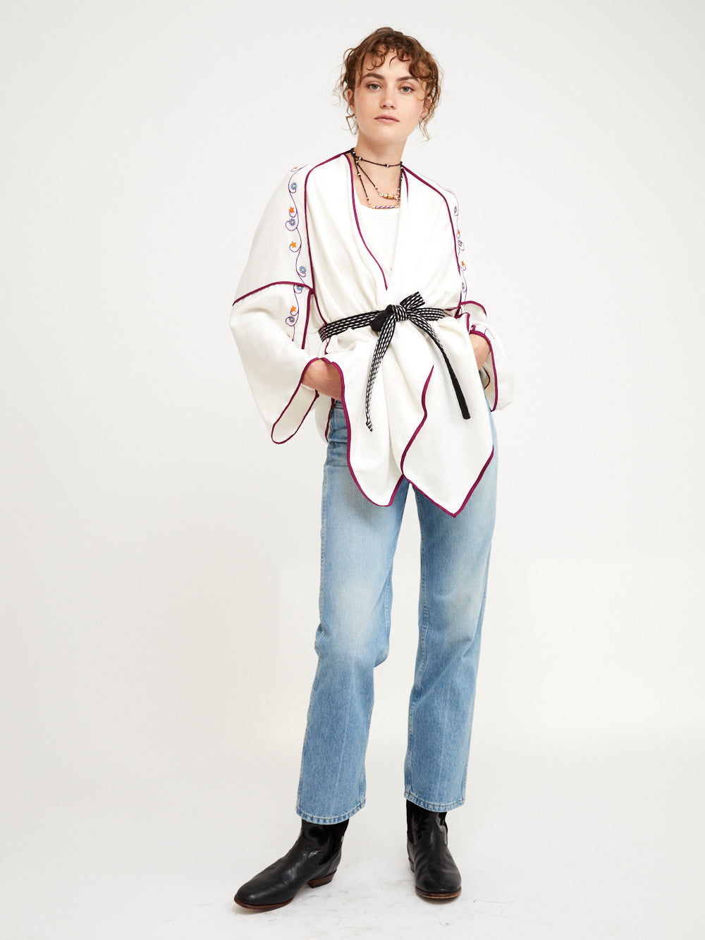 KIMONO WRAP WHITE