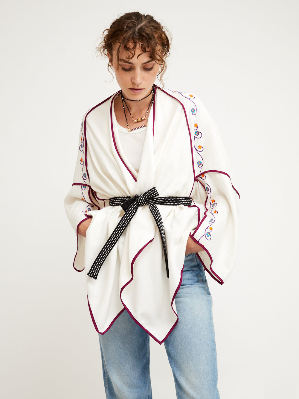 KIMONO WRAP WHITE