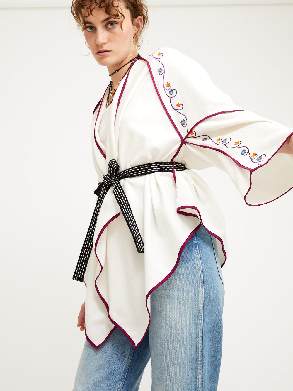 KIMONO WRAP WHITE