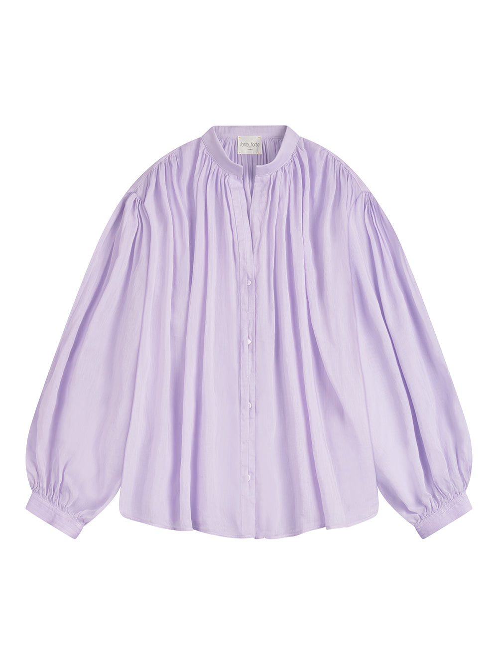 CHEMISE BOHEMIAN VOILE LILAS