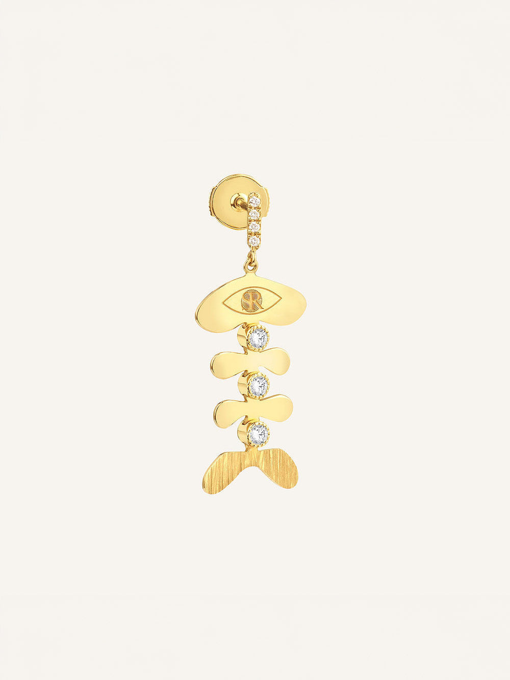 BOUCLE D'OREILLE OTHELLO DIAMANT