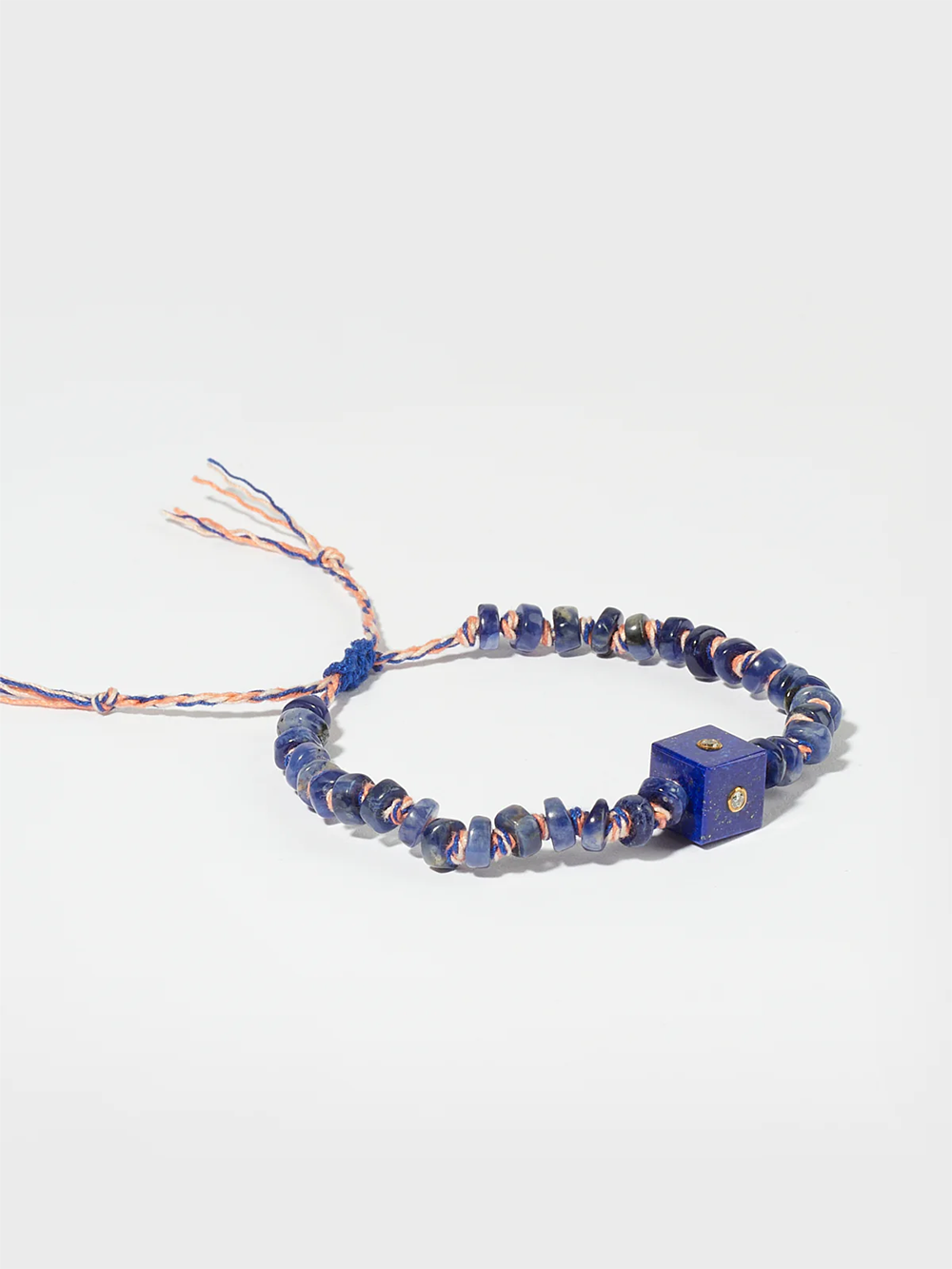 BRACELET CUBIX LAPIS AND DIAMONDS