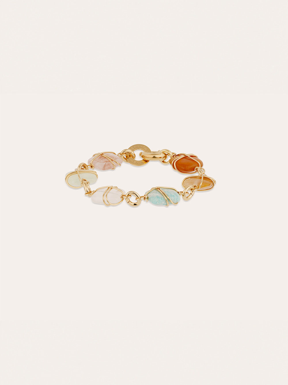 BRACELET RAINBOW CORNALINE & AMAZONITE