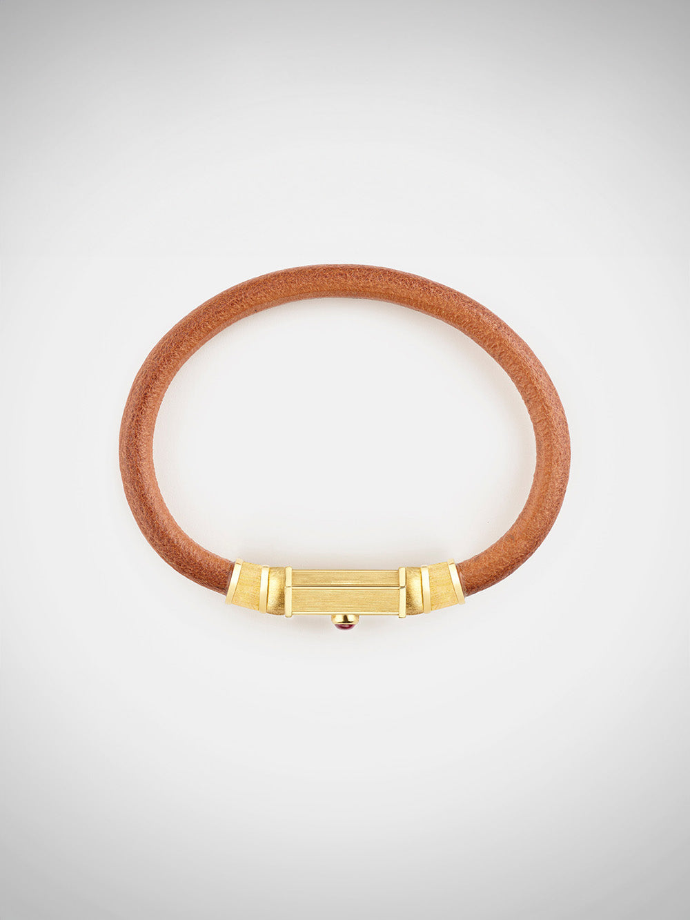 BRACELET LOCKET LASSO RUBIS