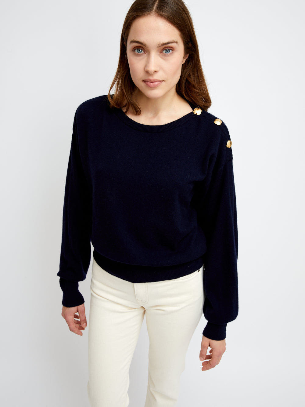 NICO NERO NAVY SWEATER