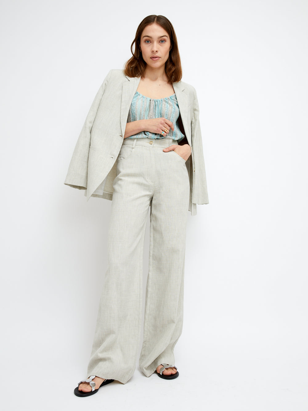 MADREPERLA LINEN PANTS